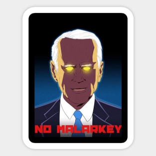 No Malarkey Sticker